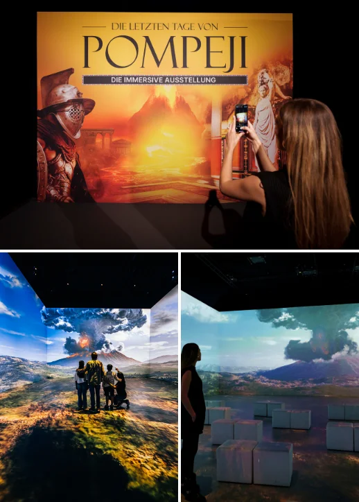 Immersive Pompeji-Ausstellung in Berlin